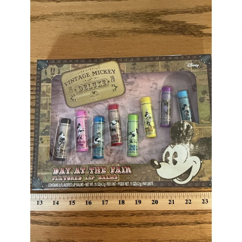 Disney Mickey Mouse Lip Balm Set Juke Balms & Day at the Fair 15pc Bundle New